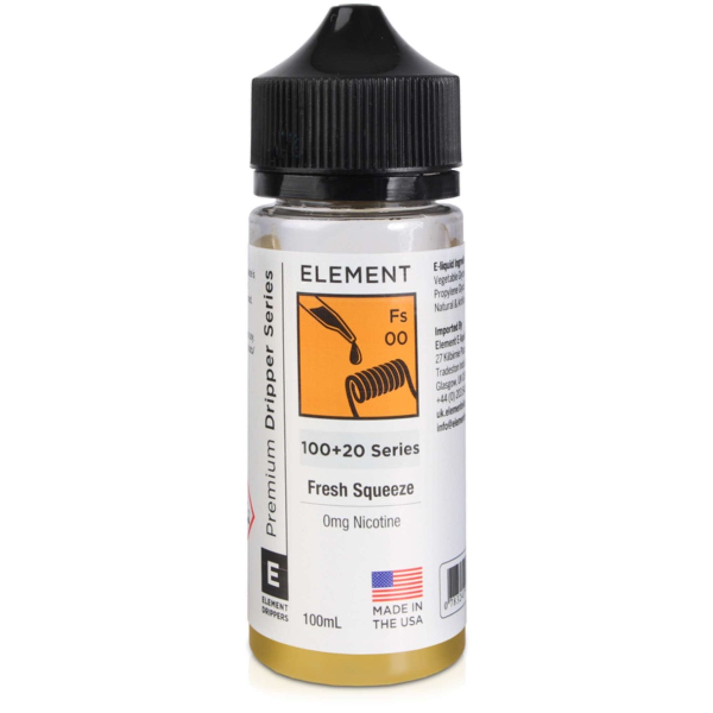 FRESH SQUEEZE BY ELEMENT 100ML 80VG