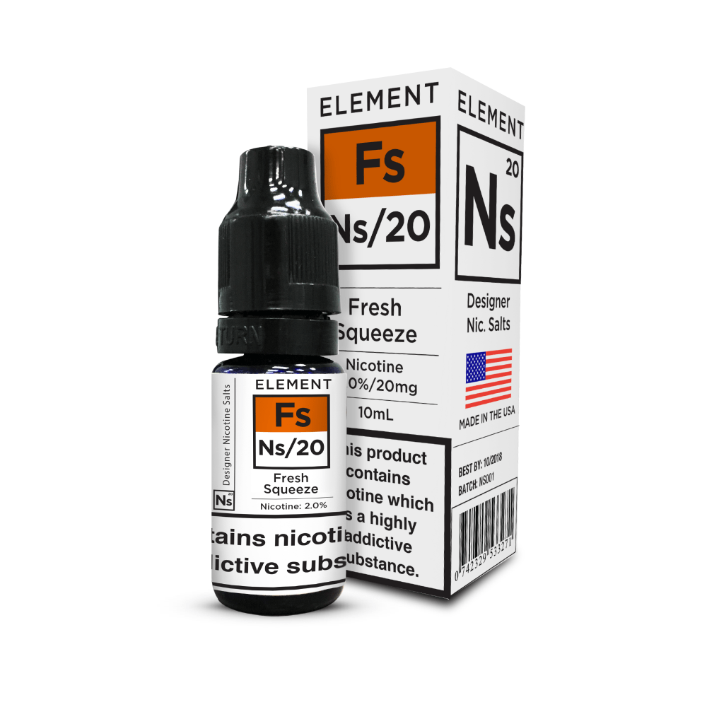 FRESH SQUEEZE NICOTINE SALT E-LIQUID BY NS20 - ELEMENT - Eliquids Outlet