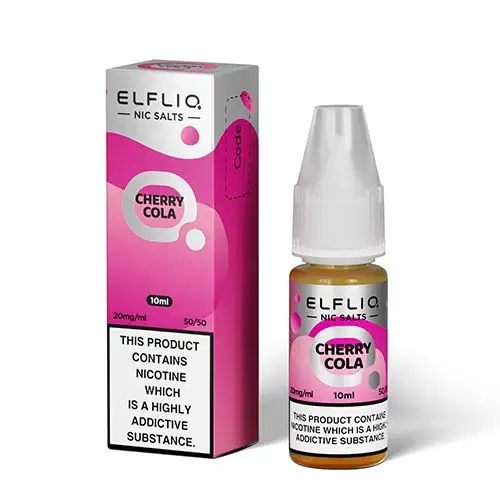 CHERRY COLA NICOTINE SALT E-LIQUID BY ELFLIQ - ELFBAR