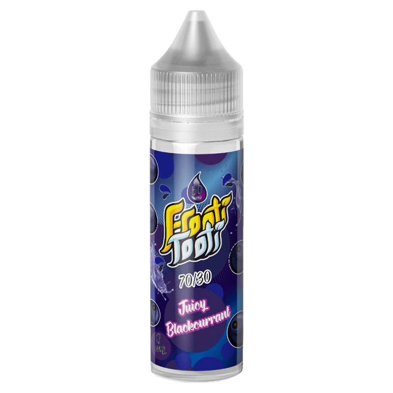 JUICY BLACKCURRANT E LIQUID BY FROOTI TOOTI 50ML 70VG