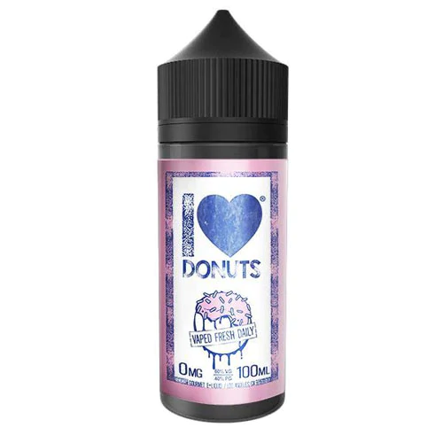 I LOVE DONUTS BLUEBERRY E LIQUID BY MAD HATTER 100ML 70VG