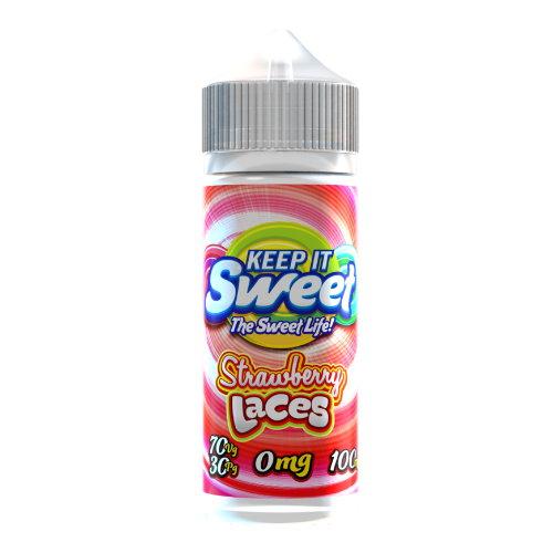 STRAWBERRY LACES E LIQUID BY KEEP IT SWEET 100ML 70VG