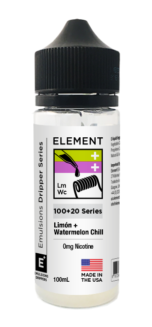 LIMON + WATERMELON CHILL BY ELEMENT 100ML 80VG