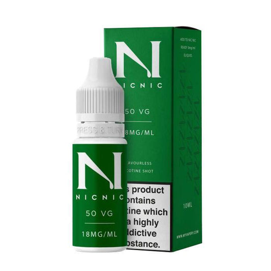 NIC NIC 50/50 NICOTINE BOOSTER SHOT - Eliquids Outlet