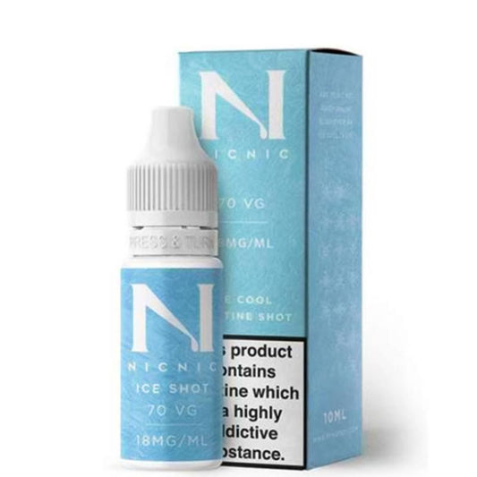 NIC NIC ICE SHOT 70/30 NICOTINE BOOSTER SHOT - Eliquids Outlet