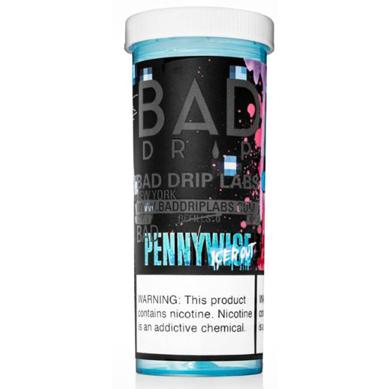 PENNYWISE ICED OUT E LIQUID BY BAD DRIP - CLOWN 50ML 80VG