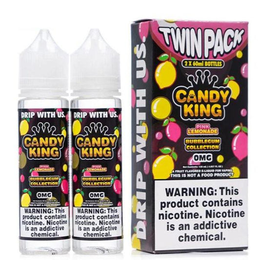 PINK LEMONADE E LIQUID BY CANDY KING BUBBLEGUM (2 X 50ML) 100ML 70VG - Eliquids Outlet