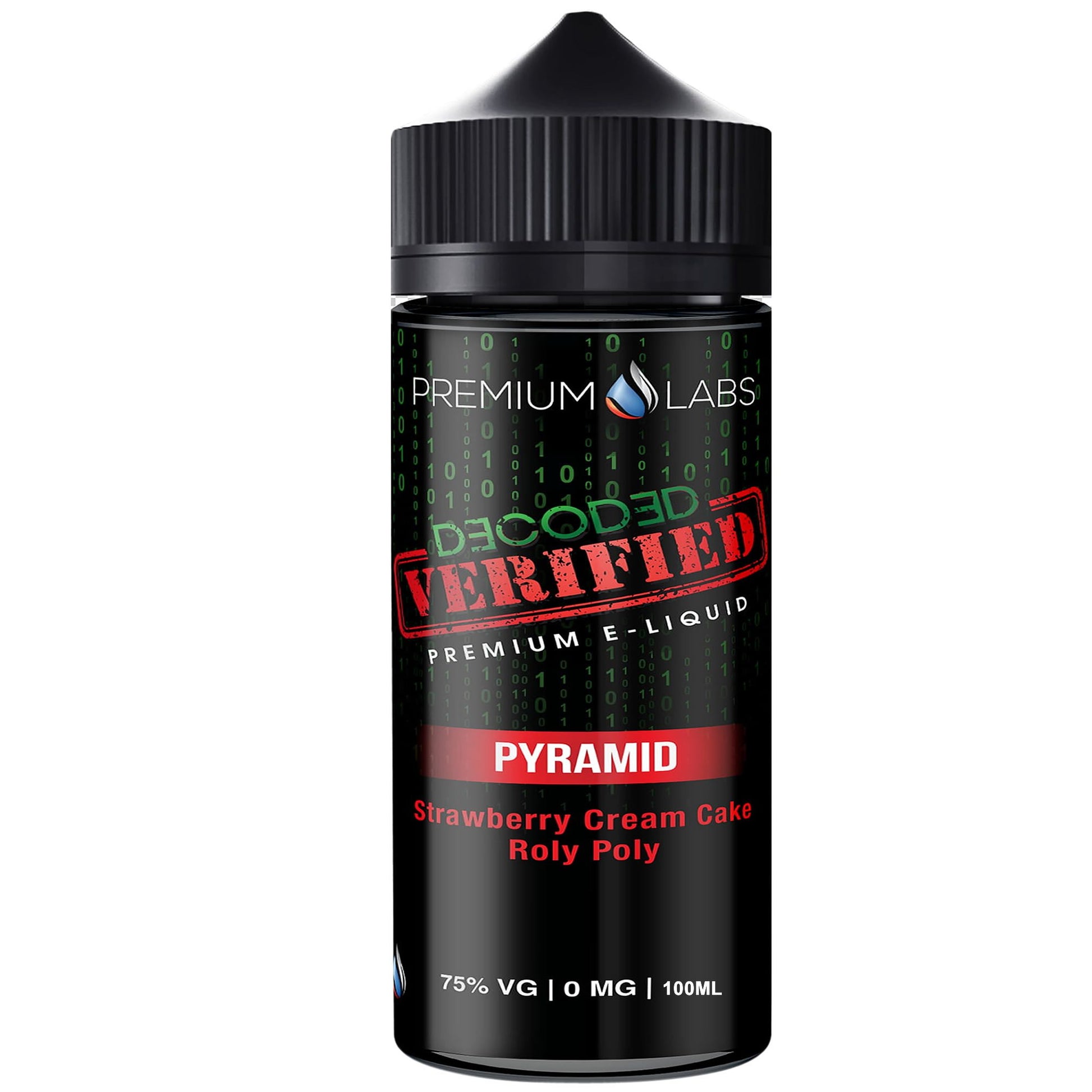 PYRAMID E LIQUID BY DECODED VERIFIED - PREMIUM LABS 100ML 75VG - Eliquids Outlet