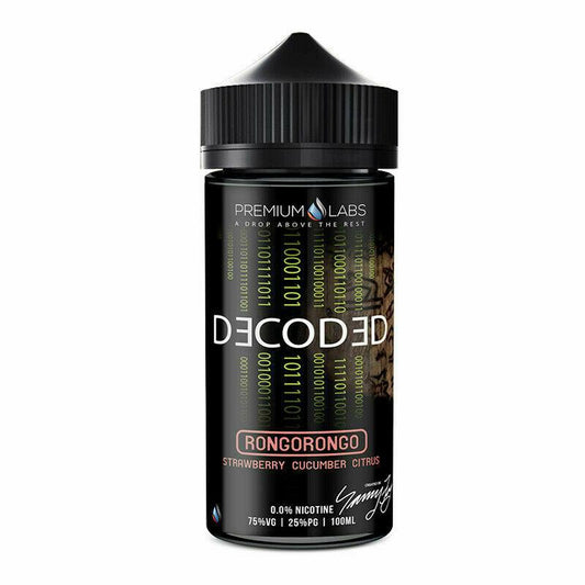 RONGORONGO E LIQUID BY DECODED - PREMIUM LABS 100ML 75VG - Eliquids Outlet