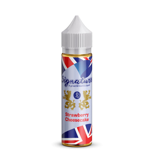 STRAWBERRY CHEESECAKE E LIQUID BY SIGNATURE 50ML 50VG - Eliquids Outlet