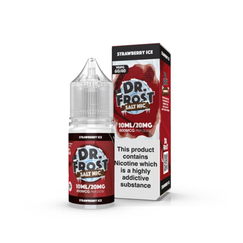 STRAWBERRY ICE NICOTINE SALT E-LIQUID BY DR FROST - Eliquids Outlet