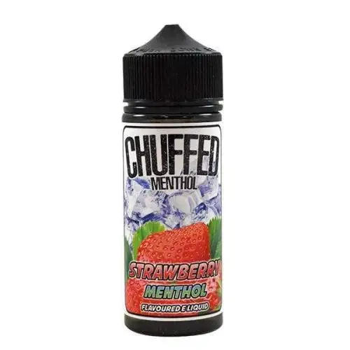 strawberry-menthol-mentol-e-liquid-chuffed-100ml-vape-juice-70vg-shortfill-new-uk