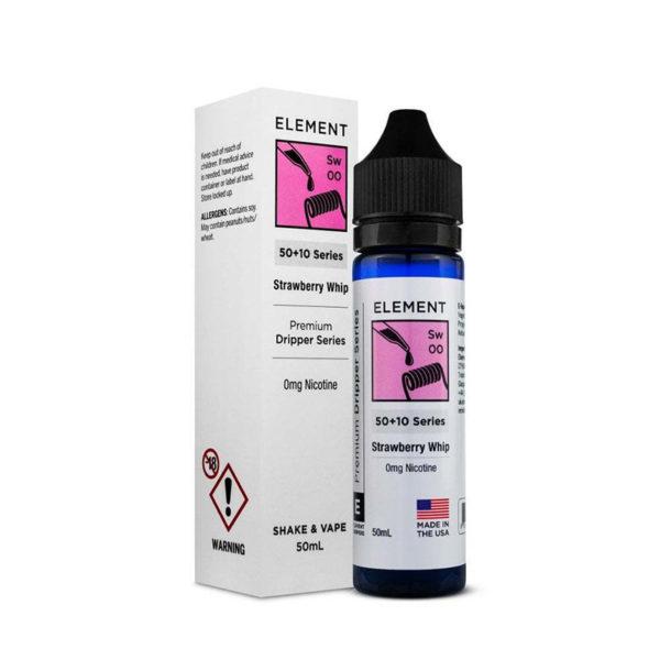 STRAWBERRY WHIP BY ELEMENT 50ML 80VG - Eliquids Outlet