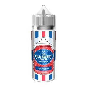 RED BOOSTER E LIQUID BY THE OLD SWEET SHOP 100ML 50VG