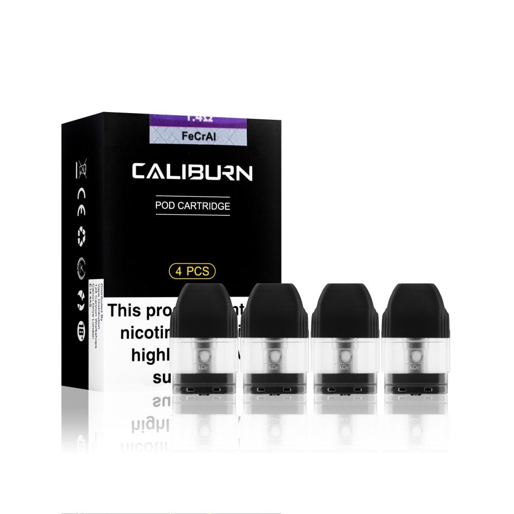 Uwell Caliburn Replacement Pods - 1.4 Ohm - 2.0ml - 4 Pack
